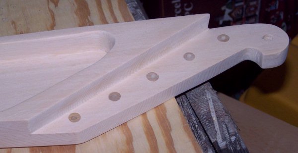 a picture of the kantele after sanding